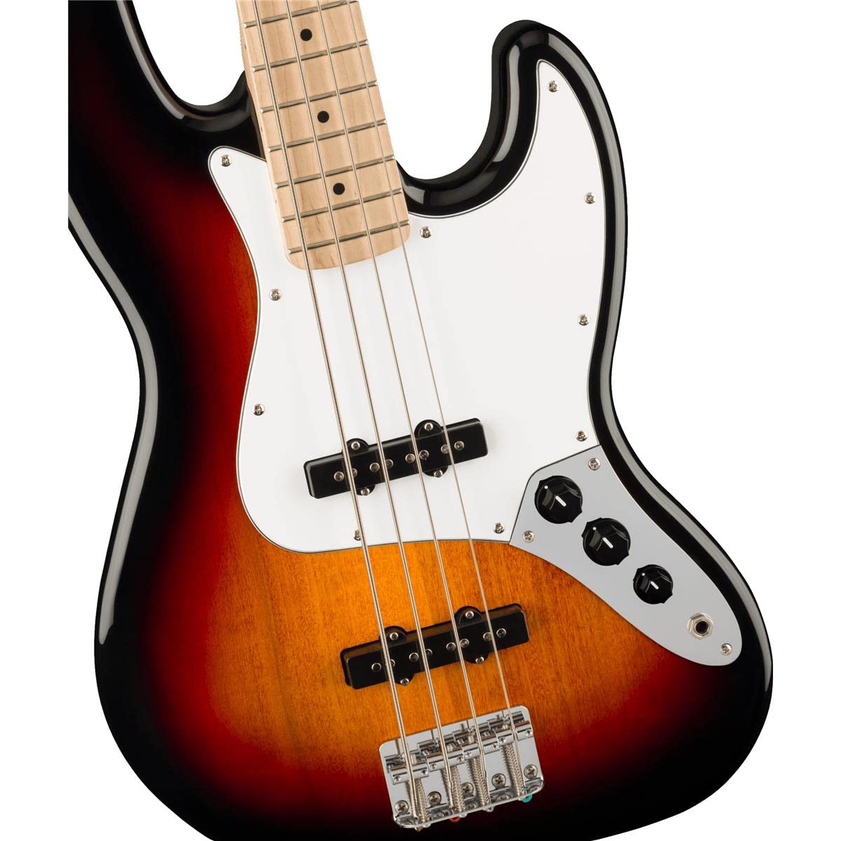 Squier Affinity Series Jazz Bass, 3-Color Sunburst, Maple Fingerboard